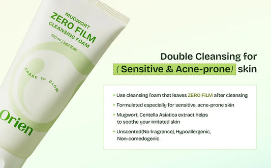 Orien - Mugwort Zero Film Cleansing Foam