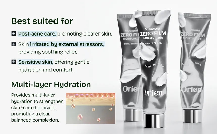 Orien - Mugwort Zero Film Moisturizer