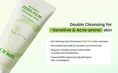 Orien - Mugwort Zero Film Cleansing Foam