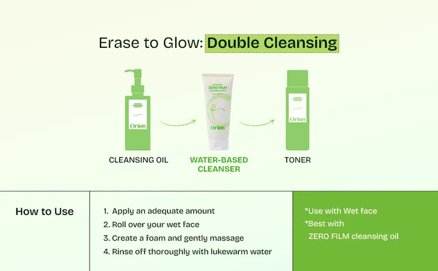 Orien - Mugwort Zero Film Cleansing Foam